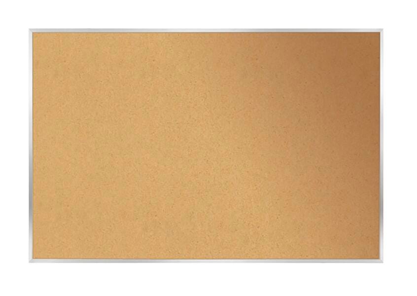 Ghent Natural Cork Bulletin Board with Aluminum Frame, 4 x 8 feet 619785